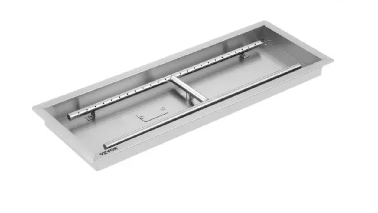 Mesa de centro de microcemento 100X60 con quemador de Bioetanol