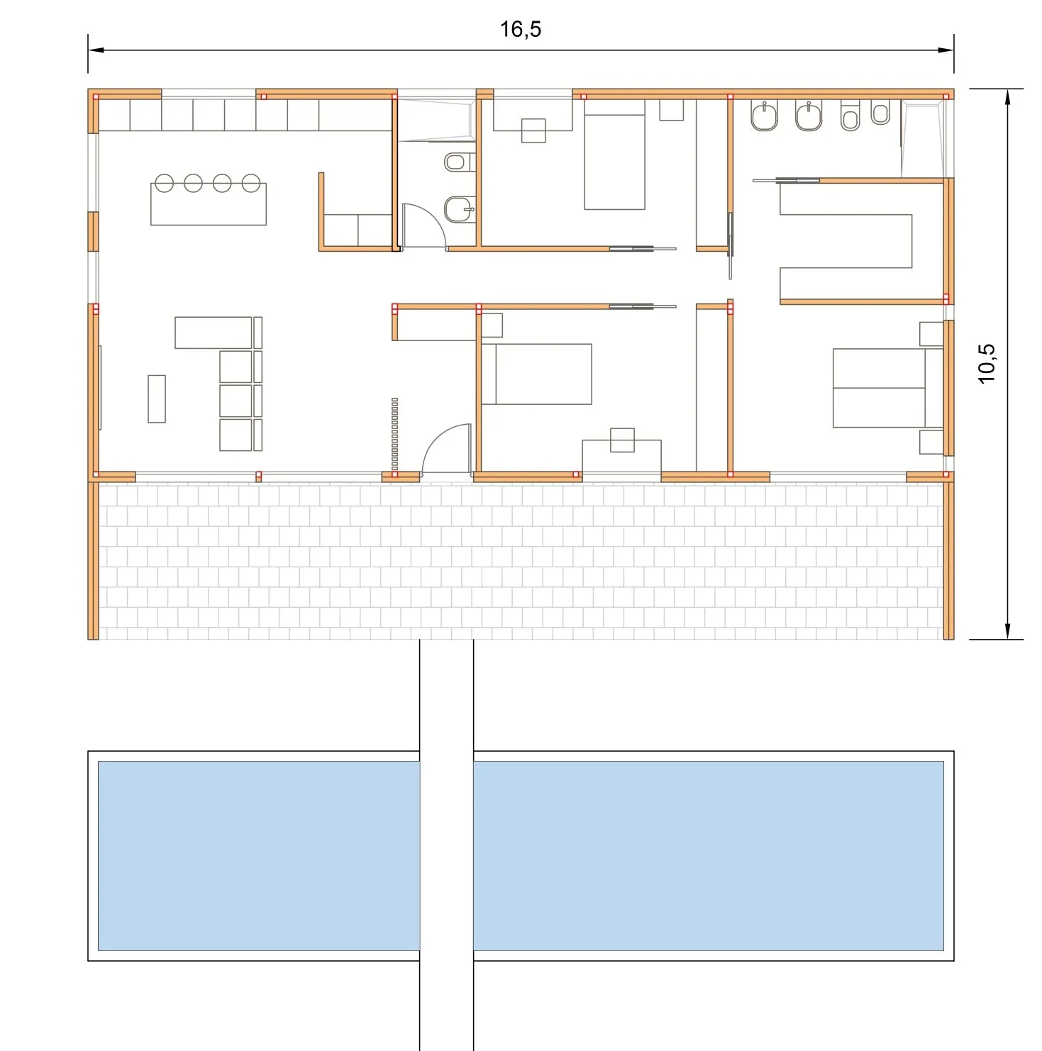 Plano de la vivienda Elegance
